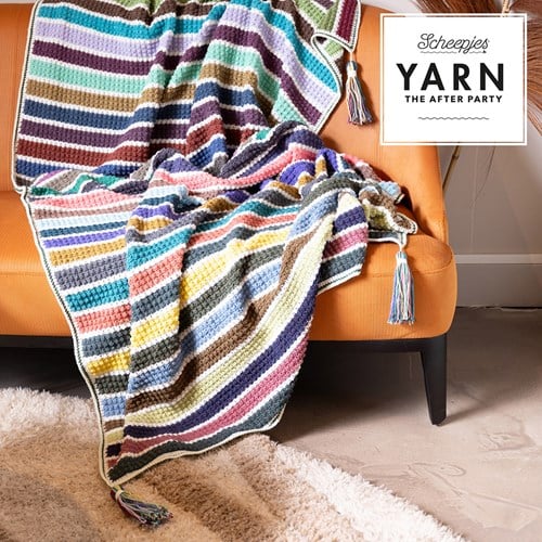 Yarn The After Party nr.202 Scrum. Stripes Blanket-3