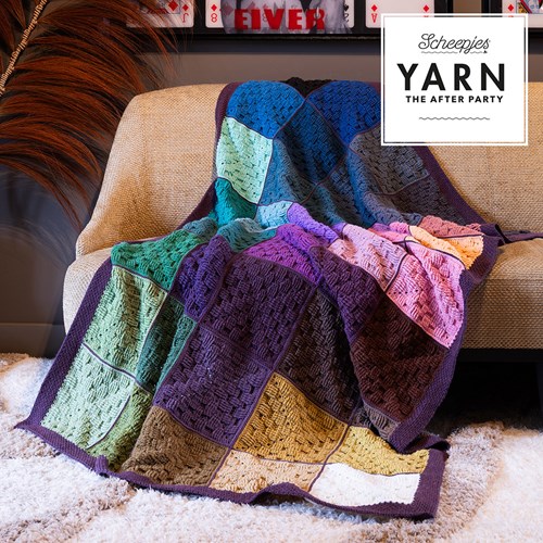 Yarn The After Party nr.203 Scrum. Squares Blanket-3