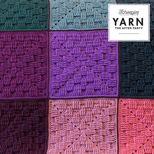 Yarn The After Party nr.203 Scrum. Squares Blanket-2