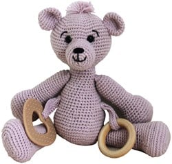 Go Handmade Sensory Teddy - Light Purple 20351