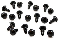 Safety Eyes Black 15mm 10 Pair