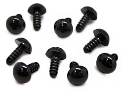 Safety Eyes Black 5 pairs