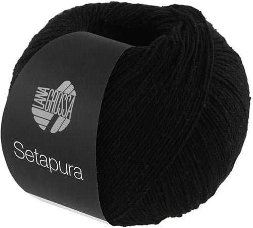 Lana Grossa Setapura 016 Black