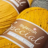Stylecraft Special Aran with Wool - Marl shades 7043 Grey Stylecraft Special Aran with Wool - Marl shades 7043 Grey