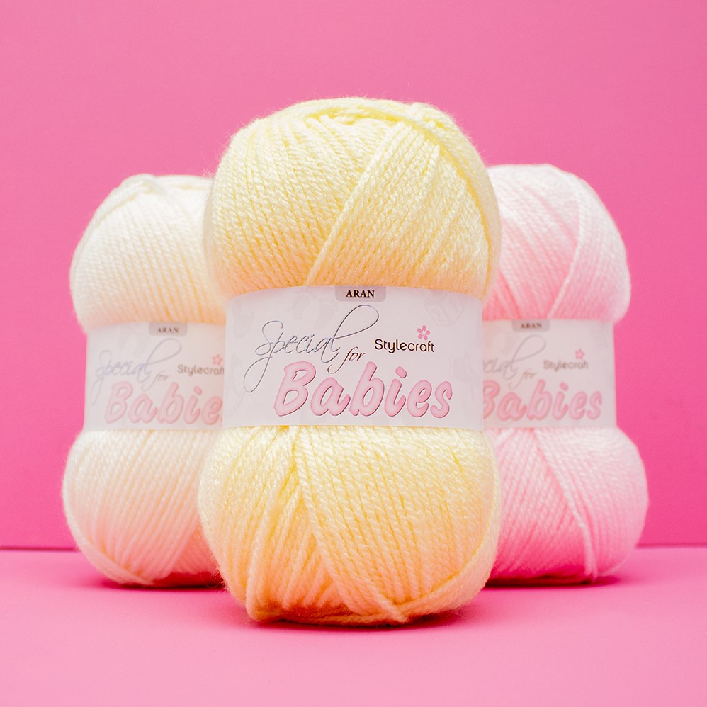 Baby pink on sale aran wool