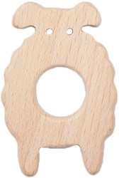 Wooden Teether Sheep