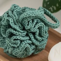 Yarn and Colors Shower Pouf Crochet Kit 089 Gold-2