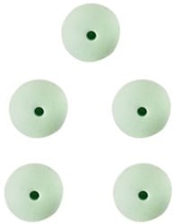 Durable Silicone Beads 15mm 5 pieces