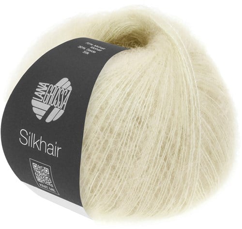 Lana Grossa Silkhair 052 Raw White