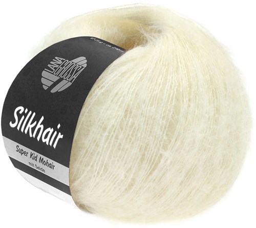 Lana Grossa Silkhair 117 White