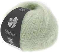 Lana Grossa Silkhair 140 White Green
