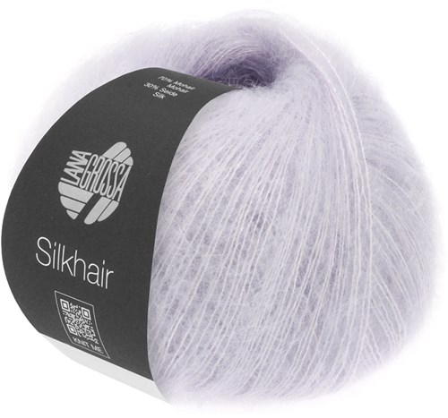 Lana Grossa Silkhair 152 Gray Purple