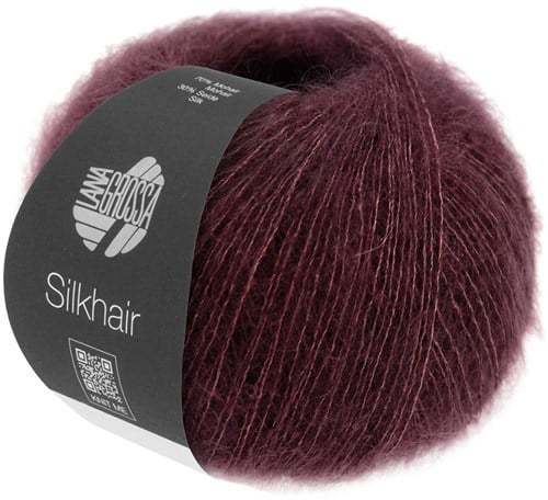 Lana Grossa Silkhair 177 Dark Red