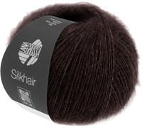 Lana Grossa Silkhair 209 Black Brown
