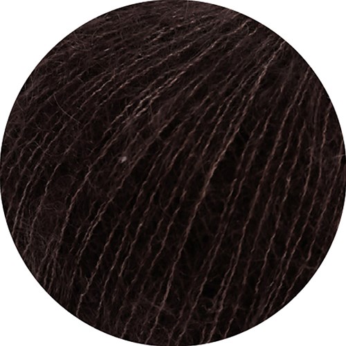 Lana Grossa Silkhair 209 Black Brown-2
