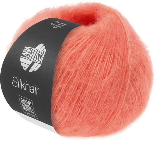 Lana Grossa Silkhair 212 Salmon pink