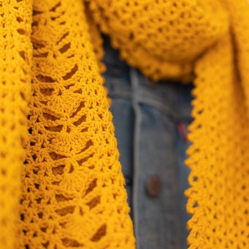 Crochet Pattern Organic Cotton Scarf-2