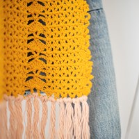 Crochet Pattern Organic Cotton Scarf-3