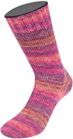 Lana Grossa Meilenweit 100 Seta Piano 3613 Orange/blue violet/pink/berry/salmon pink-2