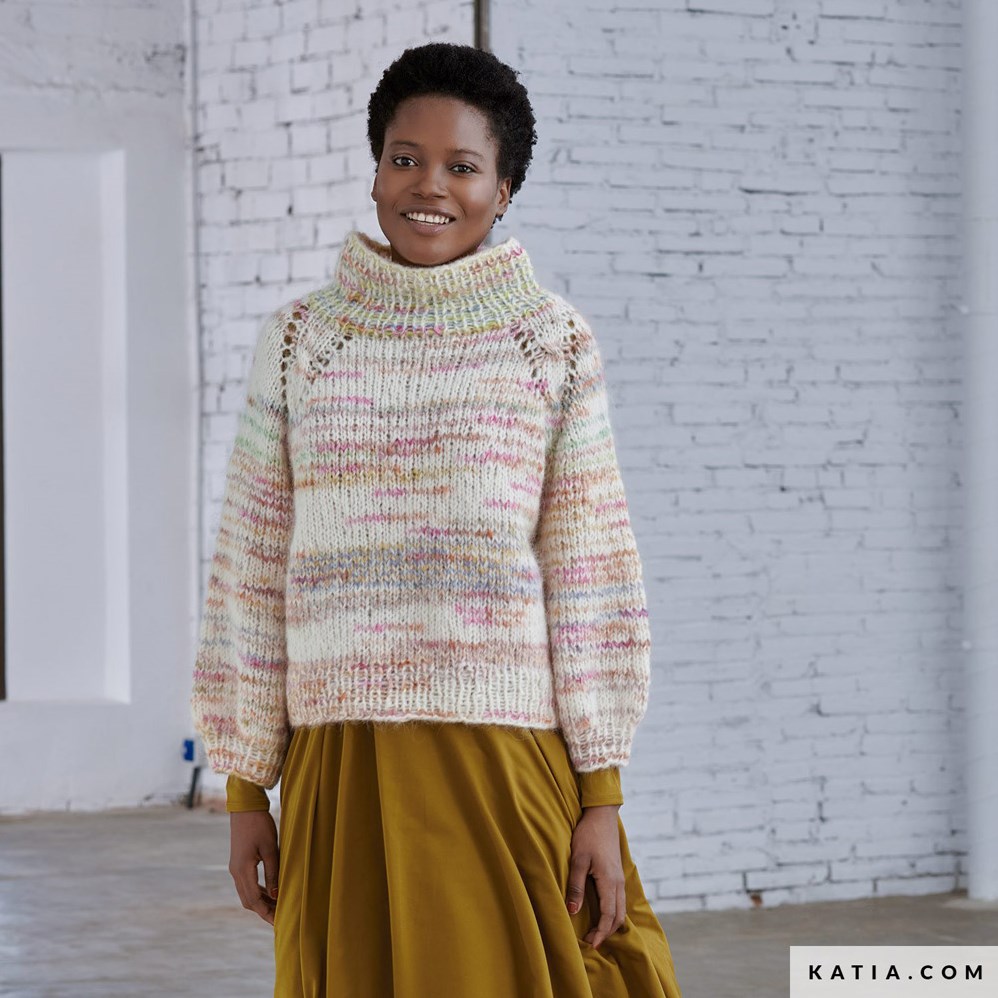 Katia Soho Alpaca 300 Ecru Multicoloured | Wolplein.nl Katia Soho Alpaca 300 Ecru Multicoloured | Wolplein.nl