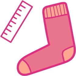Size Chart Sock Knitting