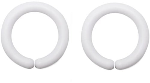 Durable Toy Rings 009 White