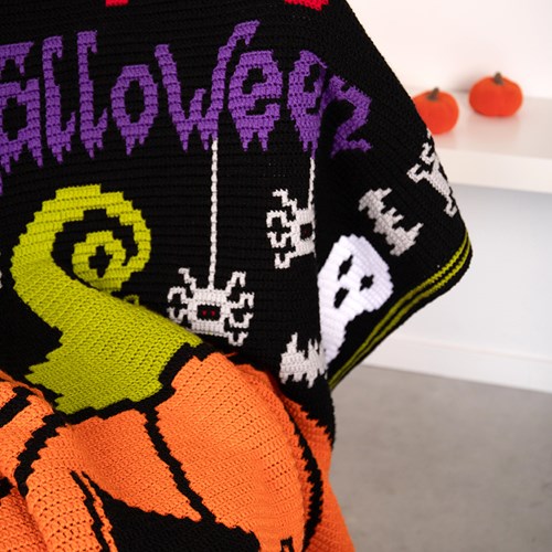Spooky Spectacle Blanket Chrochet Kit-3