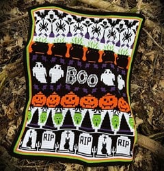 Boo! Halloween Blanket CAL by Rosina Plane Yarn Kit