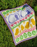 Babyversion Spring into easter blanket Spring Yarnkit-2