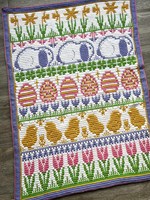 Spring into easter blanket Spring Yarnkit - without Pattern