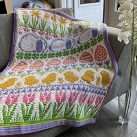 Spring into easter blanket Spring Yarnkit - without Pattern-2