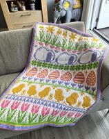 Spring into easter blanket Spring Yarnkit - without Pattern-3
