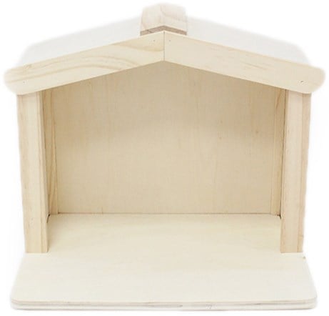 Wooden Nativity Stable