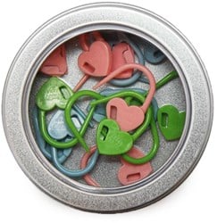 Tulip Locking Marker Rings Set Heart