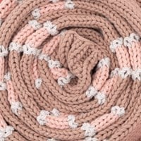 Yarn and Colors Striped Scarf Knitting Kit 006 Taupe