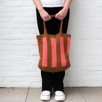 Haakpatroon Yarn and Colors Striped Tote Bag