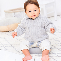 Knitting pattern Stylecraft Sweet Dreams Baby Sweater & Tank Top-2