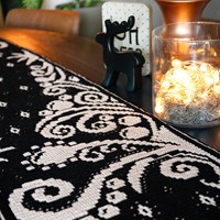Cheer Christmas Table Runner Black Crochet kit Large - Digital pattern included-3