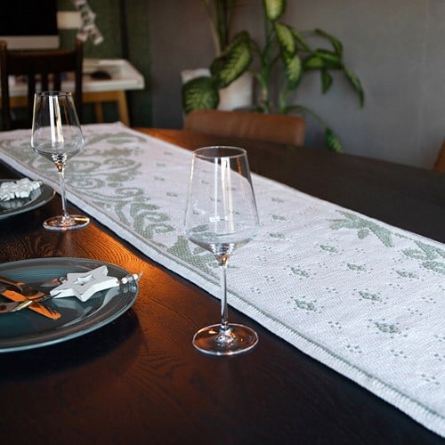 Cheer Christmas Table Runner White Crochet kit Small - Digital pattern included-3