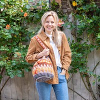 Tapestry Bag Crochet Kit 4 Rust-2