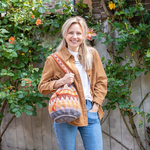 Tapestry Bag Crochet Kit 4 Rust-2