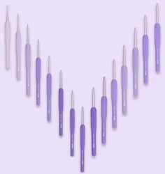 Tulip Etimo Murasaki Crochet Hooks Softgrip 1.8 - 6.5 mm