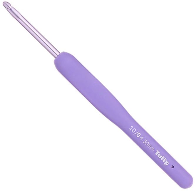 ヒロフミ Tulip Etimo Murasaki Crochet Hook Softgrip 6.00 mm | Precise