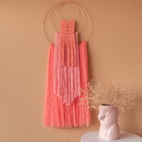 Macramé Pattern Yarn and Colors Three is a Charm Wall Hanging 2.0-2