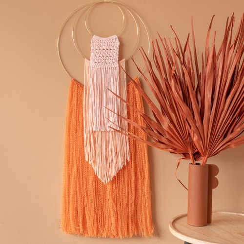Macramé Pattern Yarn and Colors Three is a Charm Wall Hanging 2.0-3