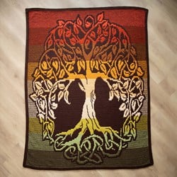 Tree of Life Deken Yarnkit en Crochetkit