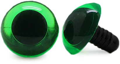 Safety Eyes Transparent Green (2 pieces) 