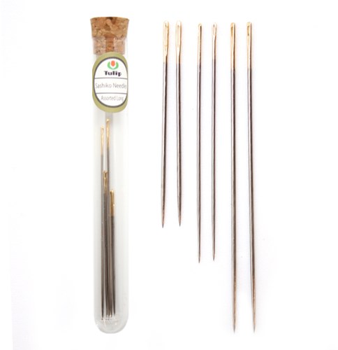 Tulip Hiroshima Sashiko Needle Set (Long)-2