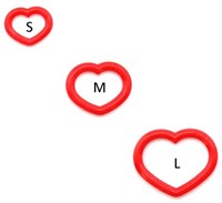 Tulip Stitch Markers Heart Multi-Colored M/M/L-2