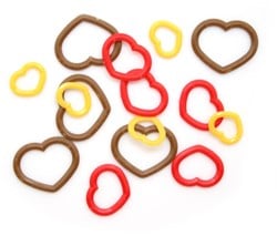 Tulip Stitch Markers Heart Multi-Colored